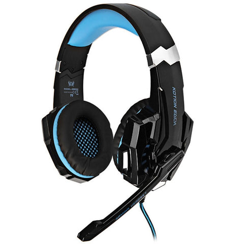 Gaming Headphone 3.5mm Game Headset Headphone for PS4 with Mic LED Light