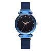 Rose Gold Starry Sky Luxury Magnetic  Watch r