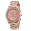 Crystal dial Faux Chronograph Quartz watch