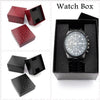 Crystal dial Faux Chronograph Quartz watch