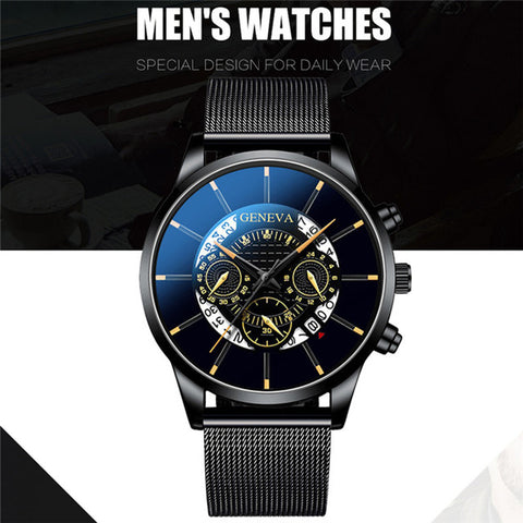 Luxury Men's Fashion Business Calendar Watches